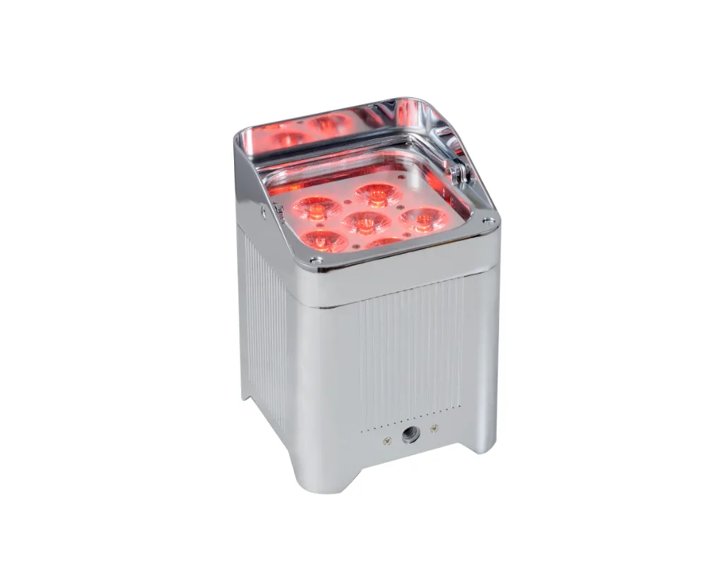 6x15W Wireless Battery Square LED Par Light