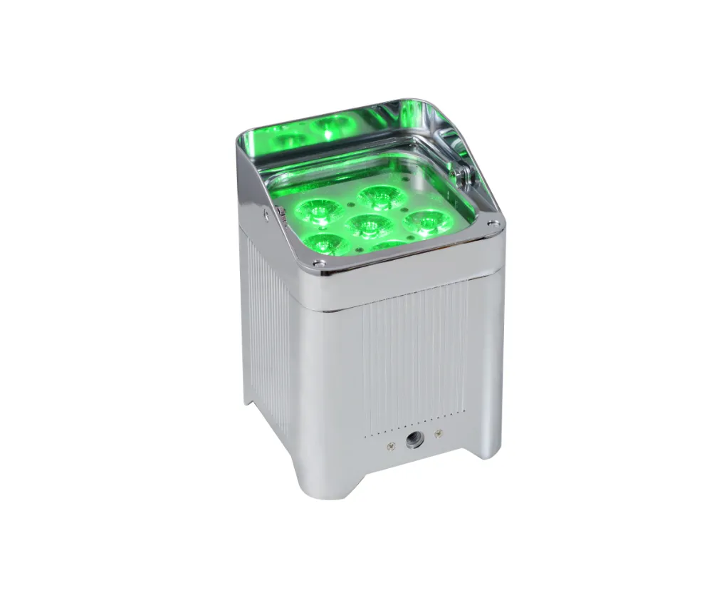 6x15W Wireless Battery Square LED Par Light