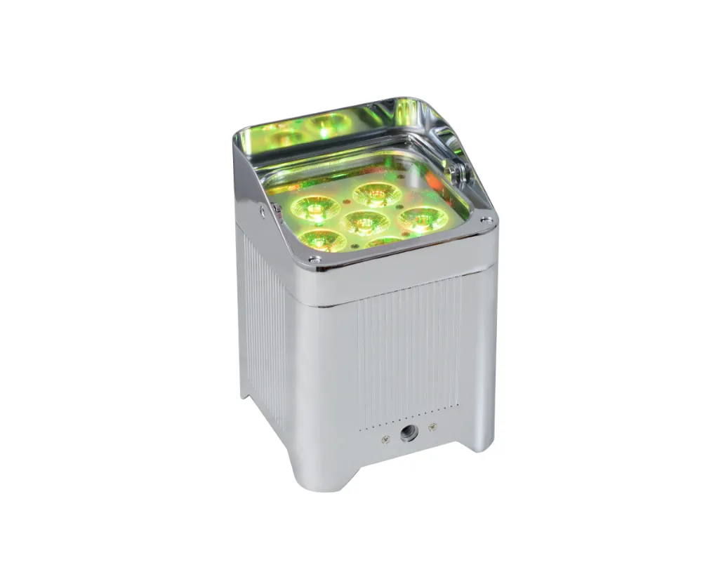 6x15W Wireless Battery Square LED Par Light