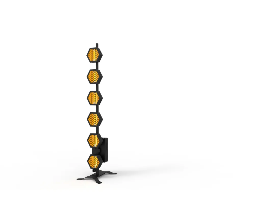 TRANSPOT 660 6 Heads Snow Petals Led Blinder Stage Light