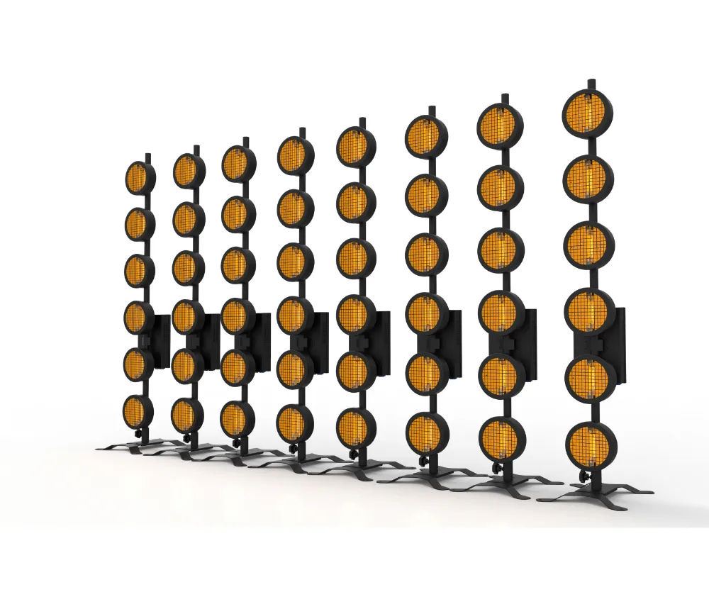TRANSPOT 660 6 Heads Snow Petals Led Blinder Stage Light