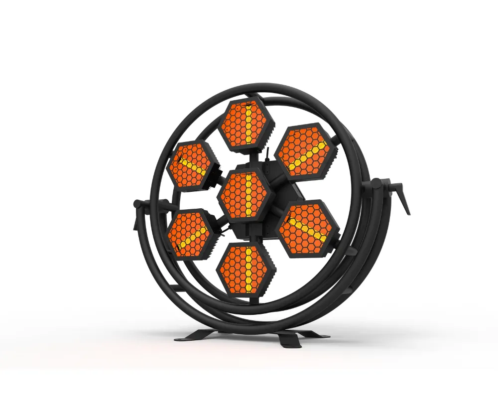 transpot 760 7 Heads Snow Petals Led Blinder Stage Light