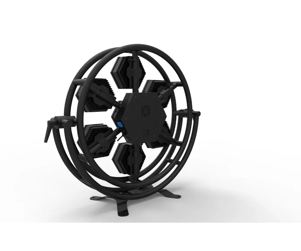 TRANSPOT 760RGB 7 Heads Snow Petals Led Blinder Stage Light